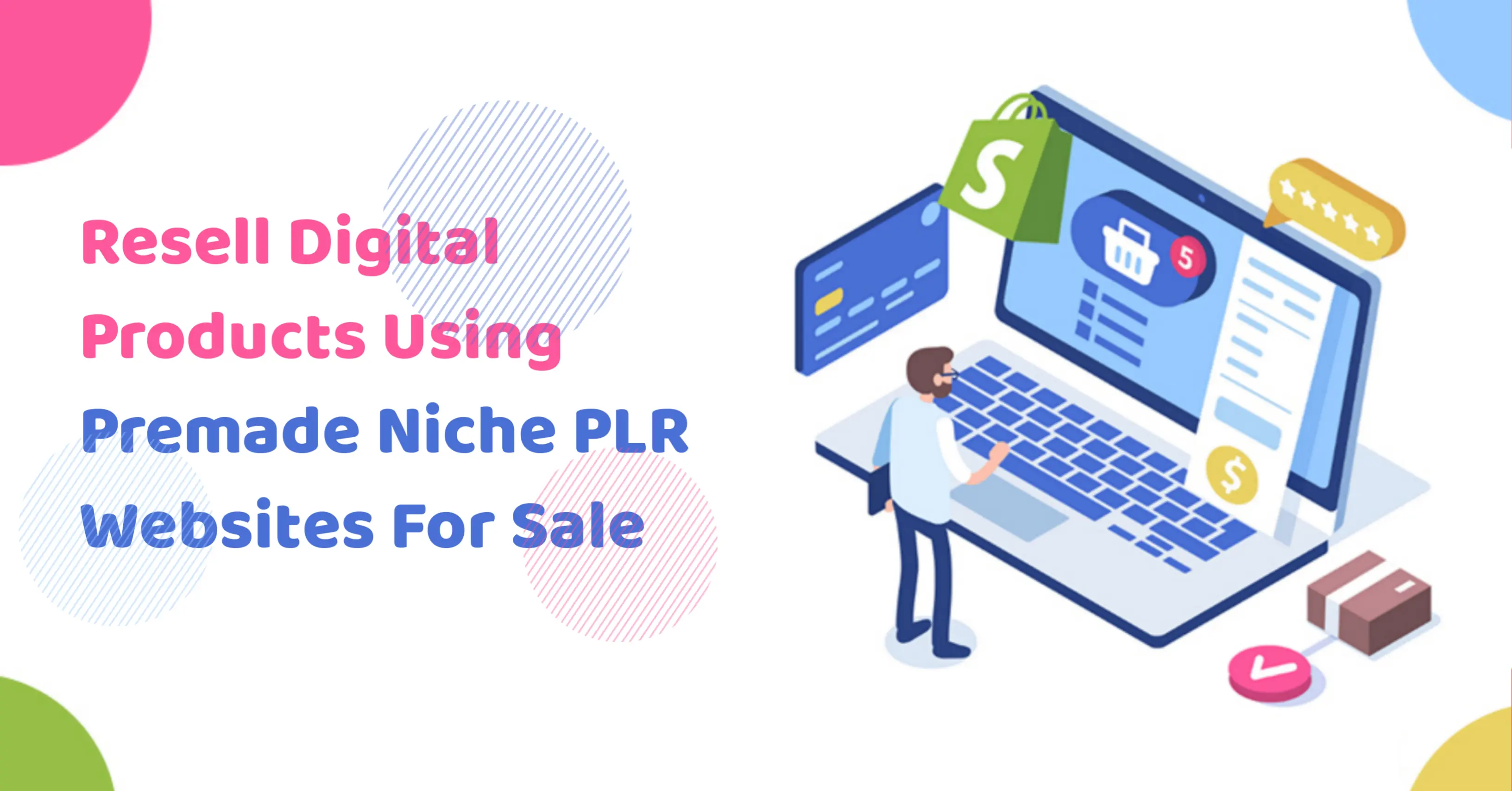 Resell Digital Products Using Premade Niche PLR Websites For Sale