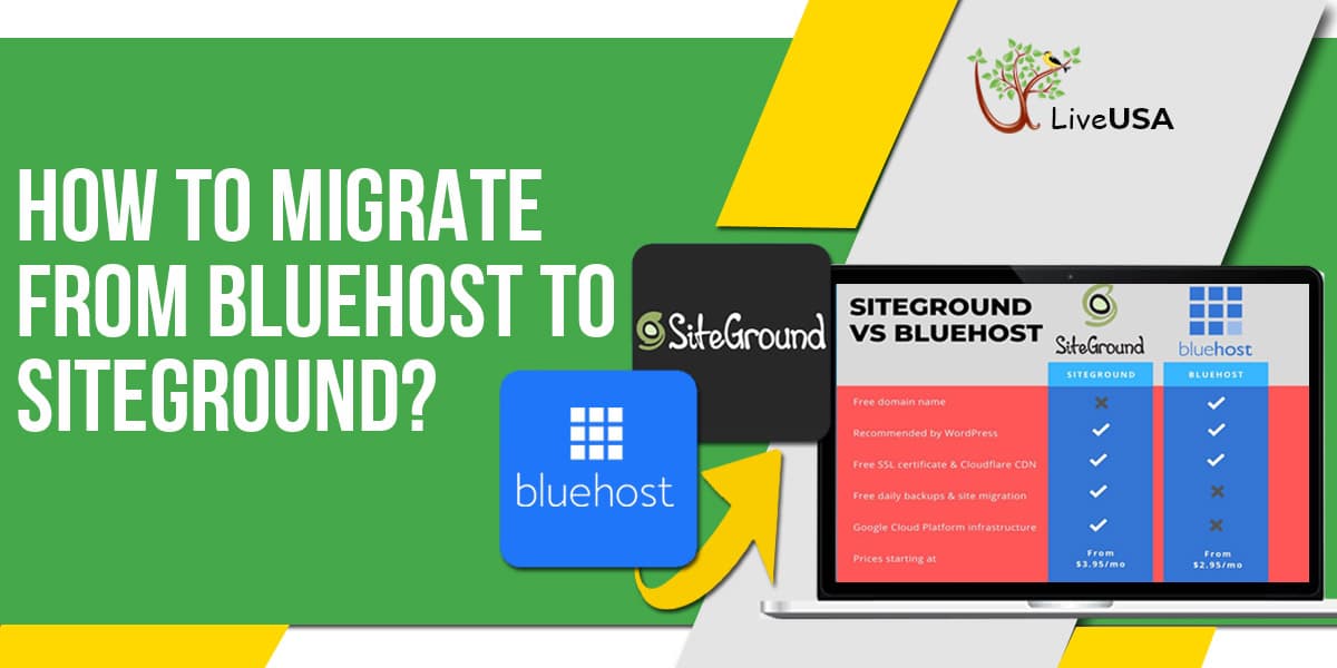 How to Migrate from Bluehost to SiteGround?